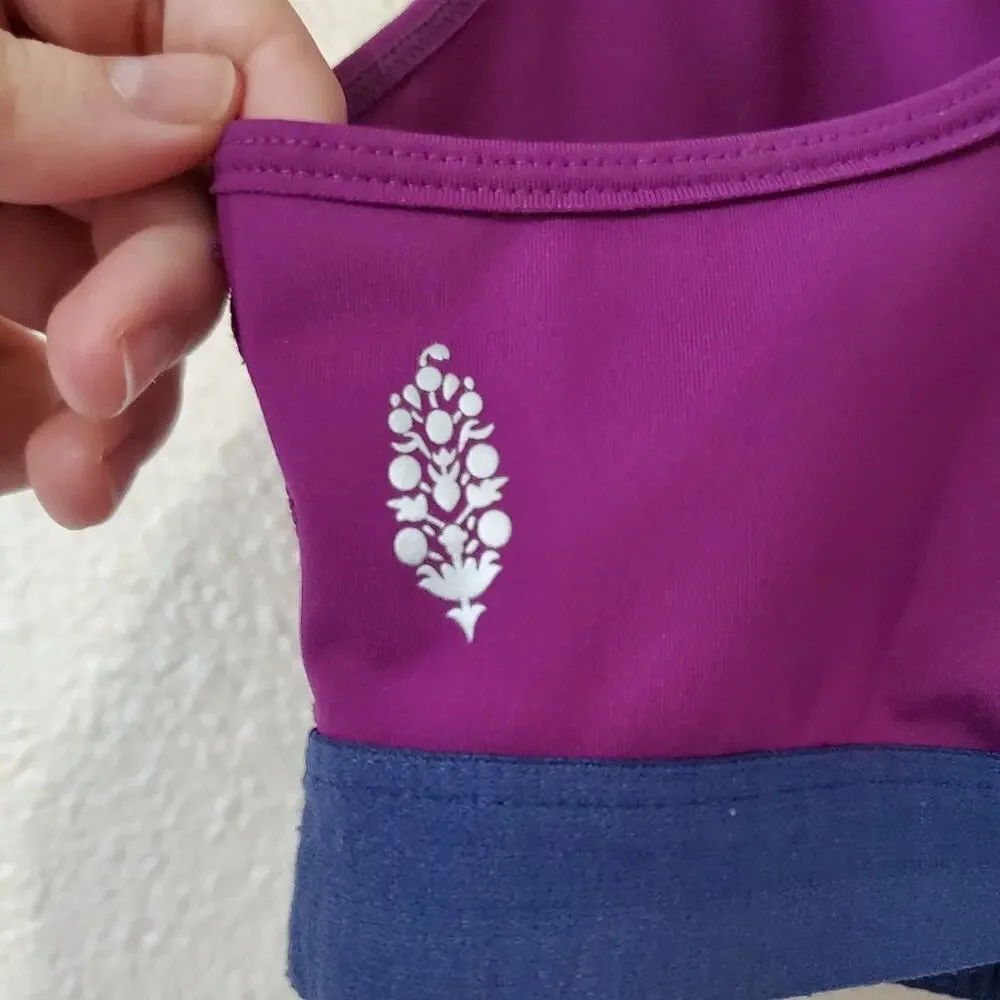 Free People Movement Plum Move Me Racerback Sports Bra